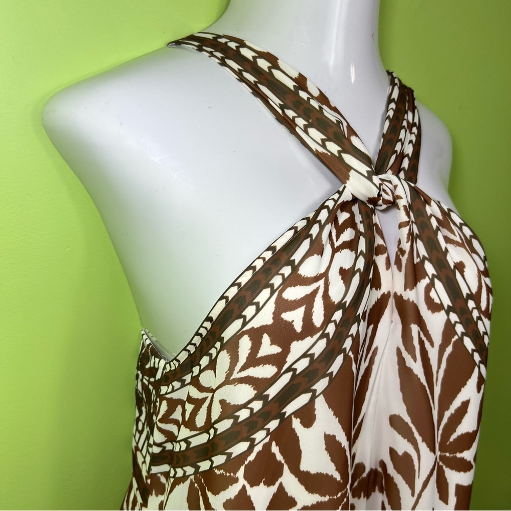 Vineet Bahl by Anthropologie Printed Halter Dress size M - Picture 4 of 10
